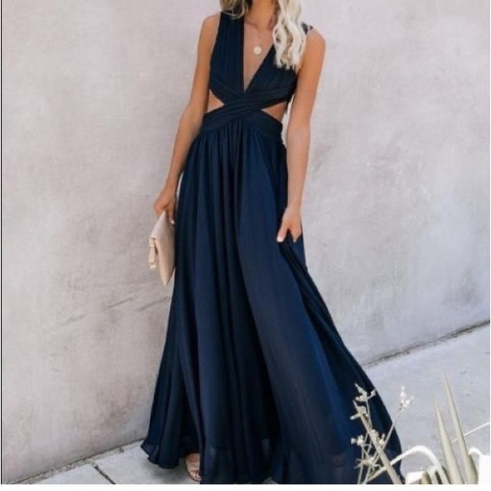 Formality Cutout Maxi Dress